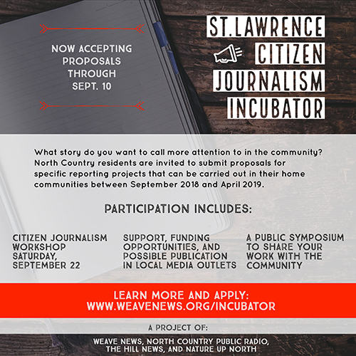 St. Lawrence Citizen Journalism Incubator