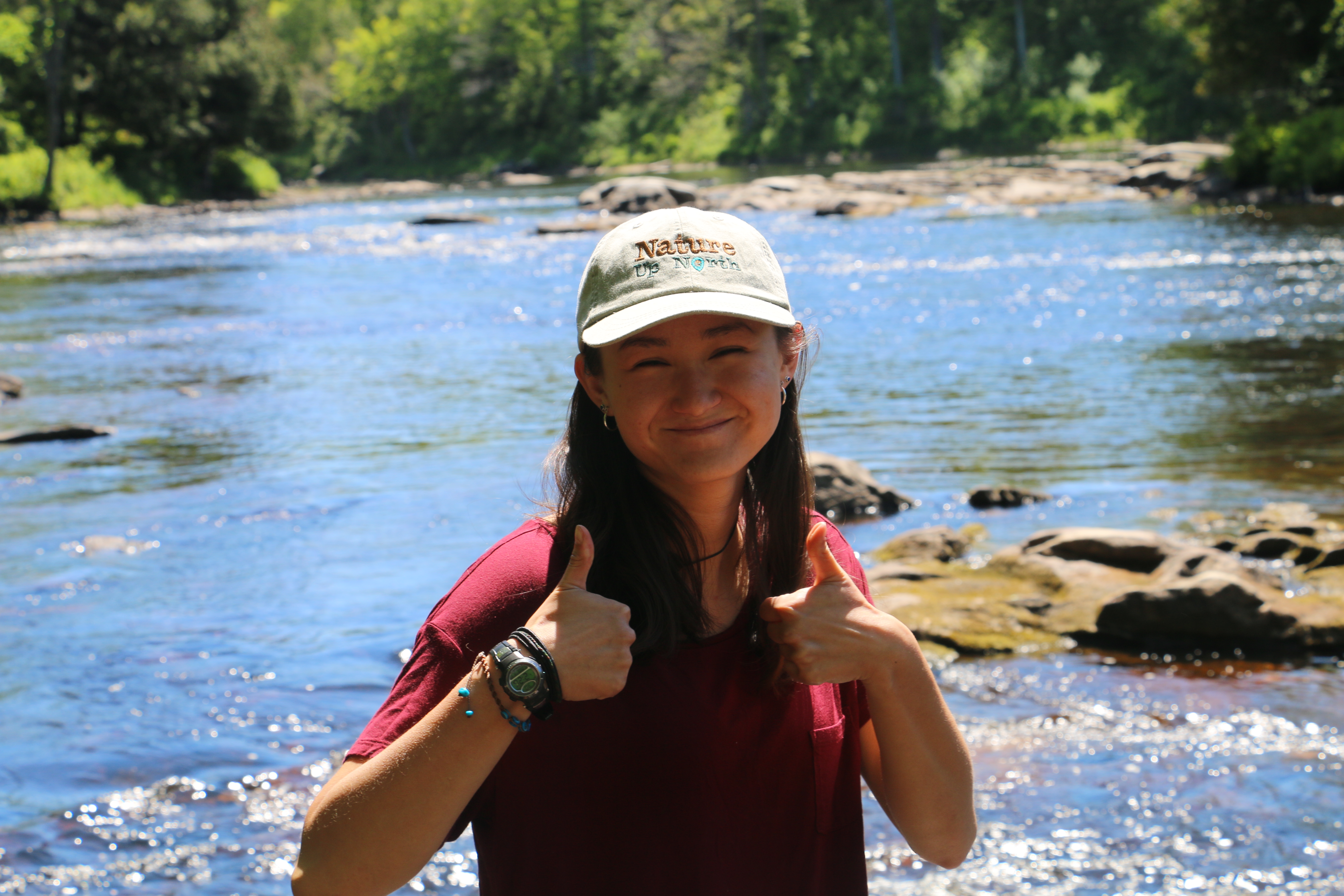 Alyssa at Hart's Falls